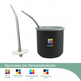 Mate "Duck" con bombilla resorte y sacayerba